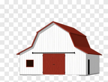 Classic Red And White Barn PNG