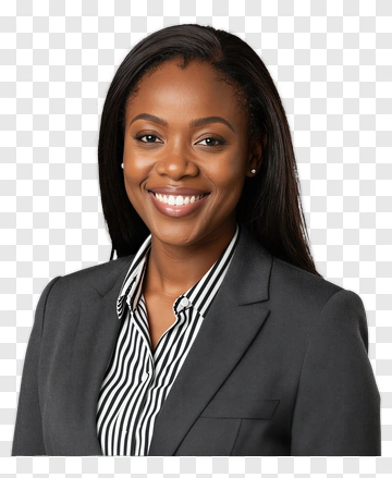 Smiling Businesswoman In Professional Attire PNG