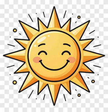 Happy Sun PNG