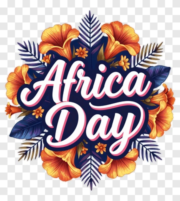 Africa Day Celebration Design PNG