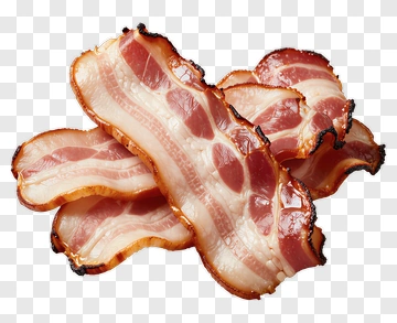 Crispy Bacon Strips PNG