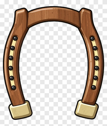 Cartoon Horseshoe PNG