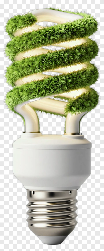 Eco Friendly Light Bulb PNG