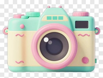 Pastel Camera PNG