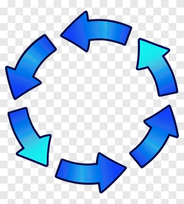 Circular Arrow Pattern PNG