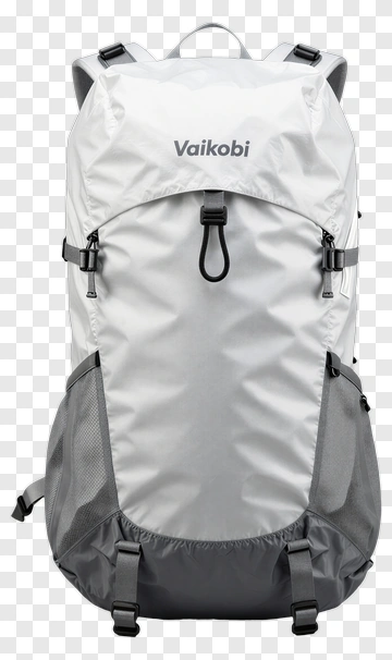 Vaikobi Backpack White And Gray PNG