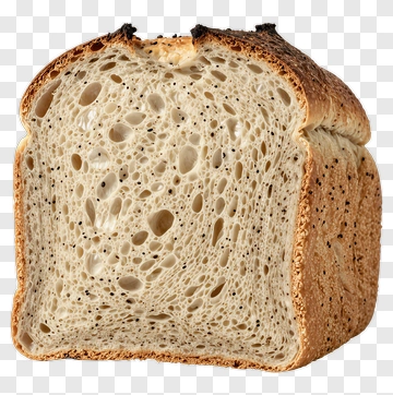 Slice Of Poppy Seed Bread PNG