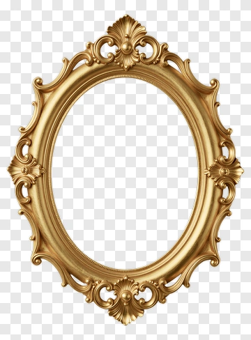 Ornate Gold Frame PNG