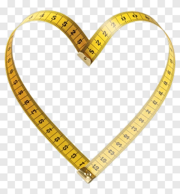 Heart Shaped Tape Measure PNG