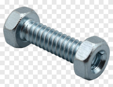 Bolt And Nut Assembly PNG
