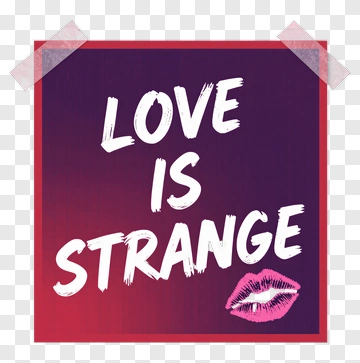Love Is Strange Poster PNG