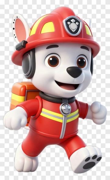 Firefighter Puppy Ready For Rescue PNG