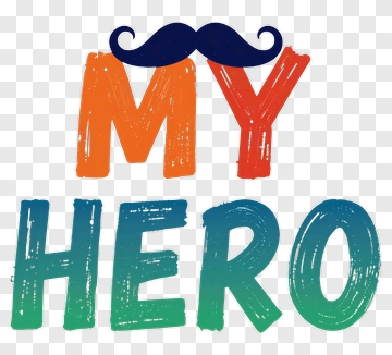 My Hero With Mustache PNG