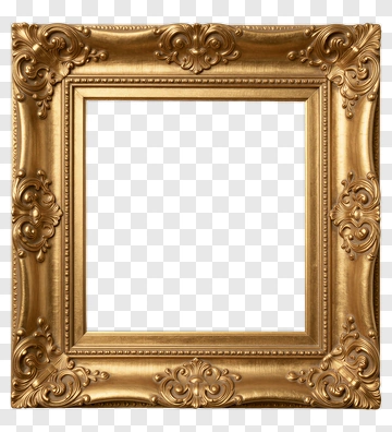 Gold Ornate Frame PNG