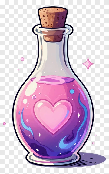 Heart-shaped Magic Potion PNG