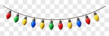 Festive String Lights PNG