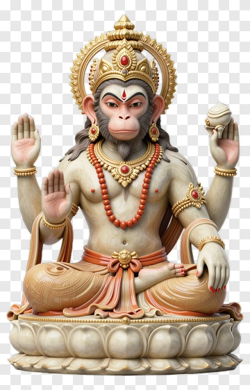 Hanuman The Monkey God Statue PNG
