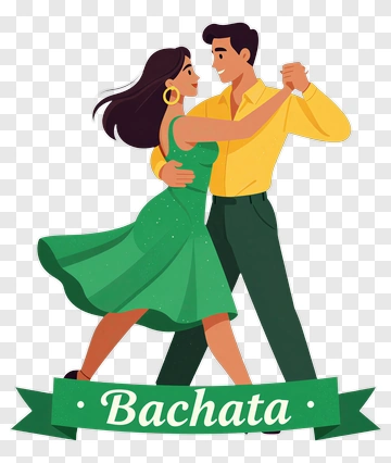Bachata Dancing Couple PNG