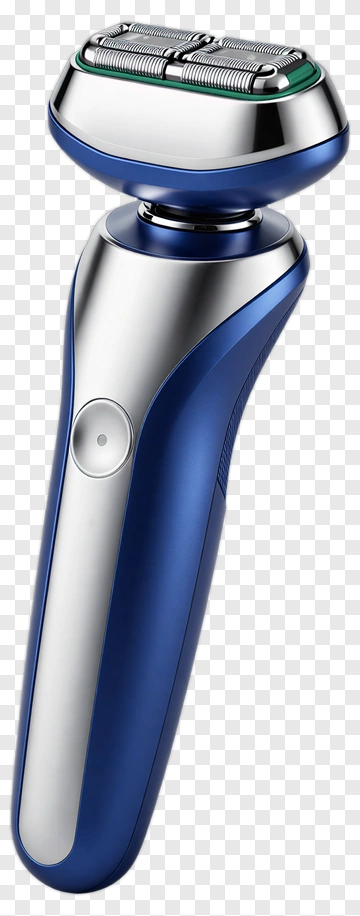 Blue And Silver Electric Shaver PNG