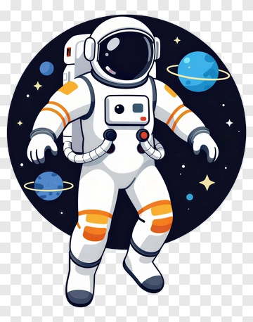 Astronaut In Space Suit PNG