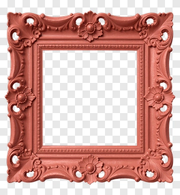Ornate Red Frame PNG