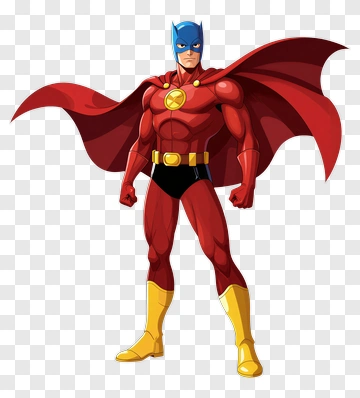 Superman In Classic Costume PNG