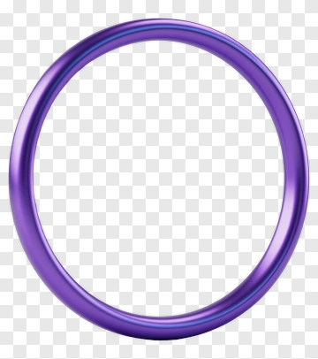 Purple Metallic Ring PNG
