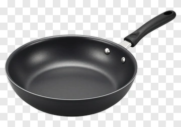 Black Nonstick Frying Pan PNG