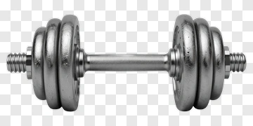 Metal Dumbbell PNG