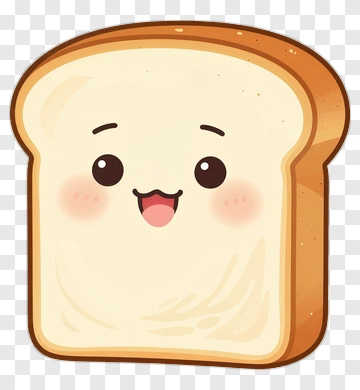 Cheerful Bread PNG