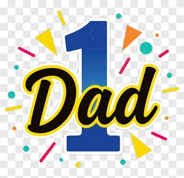 One Dad Celebration PNG