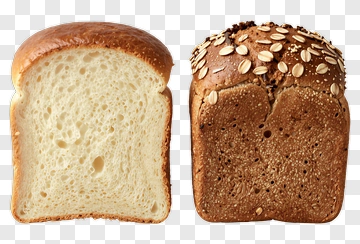 Two Types Of Bread Loaves PNG