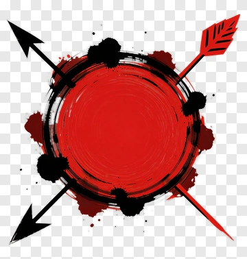Red Circle With Arrows PNG