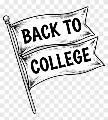 Back To College Flag PNG