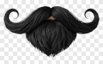 Black Mustache PNG