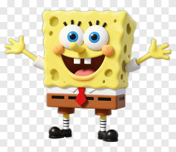 SpongeBob SquarePants In 3D PNG