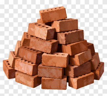 Stack Of Red Bricks PNG