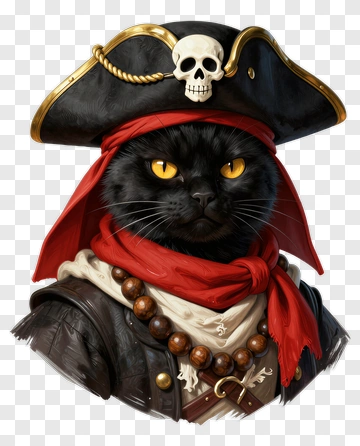 Pirate Cat PNG
