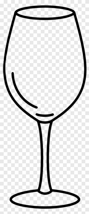Wine Glass Outline PNG