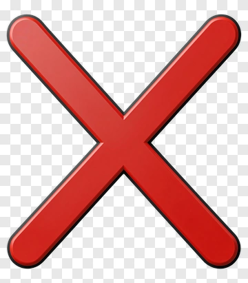 Red X Icon PNG