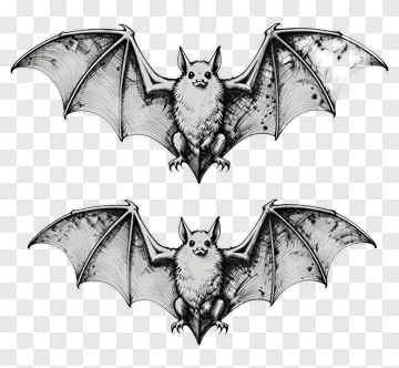 Bat Illustration PNG