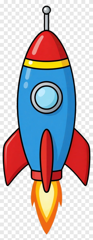 Cartoon Rocket PNG