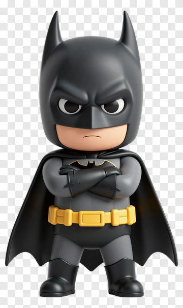 Batman Chibi Figure PNG