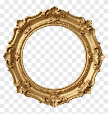Ornate Gold Frame PNG
