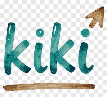 Kiki Watercolor Logo PNG