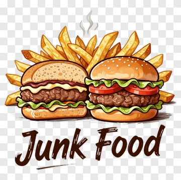 Two Hamburgers And Fries PNG