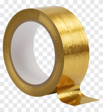 Gold Tape Roll PNG