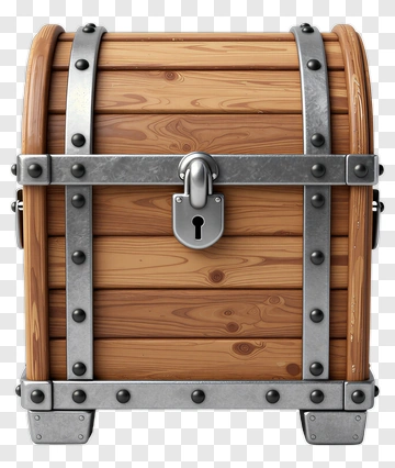 Locked Treasure Chest PNG