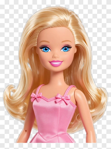 Barbie In Pink Dress PNG