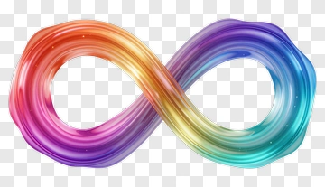 Rainbow Infinity Symbol PNG